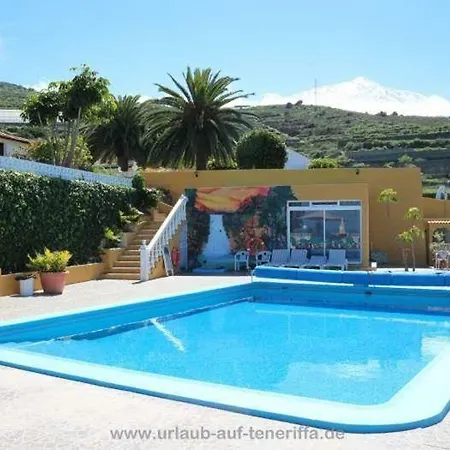 Casa de Férias House-in-san-juan-de-la-rambla-pool-roofed-outdoor-kitchen-terrace